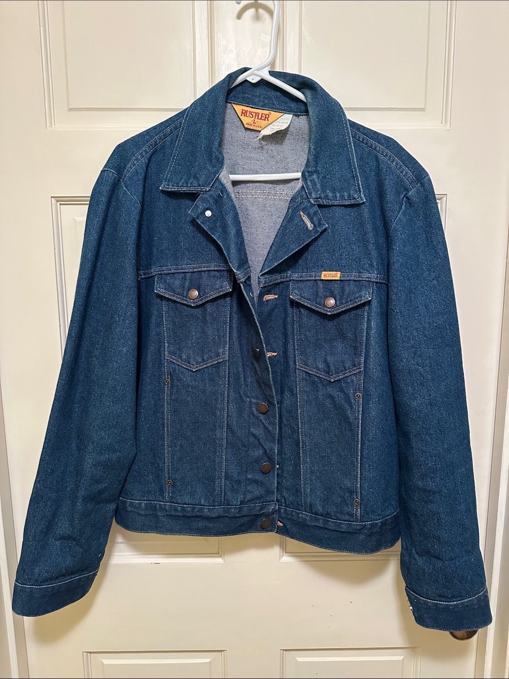Rustler Classic Blue Denim Trucker Jacket